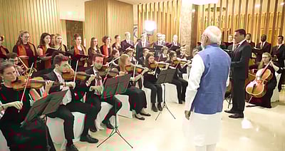 வந்தே மாதரம் பாடிய ஆஸ்திரிய கலைஞர்கள்: மோடி வெளியிட்ட விடியோ!